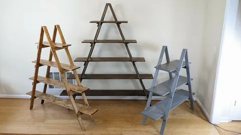 Decorative Ladder Shelves
