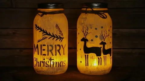 Mason Jar Candle Holders