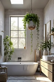 Hanging Plants for a Fresh Natural Feel