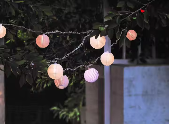 Hanging String Light Lanterns