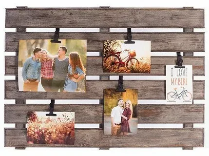 Wooden Pallet Photo Frame