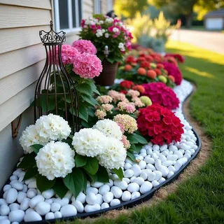 Garden Borders With Color and Texture