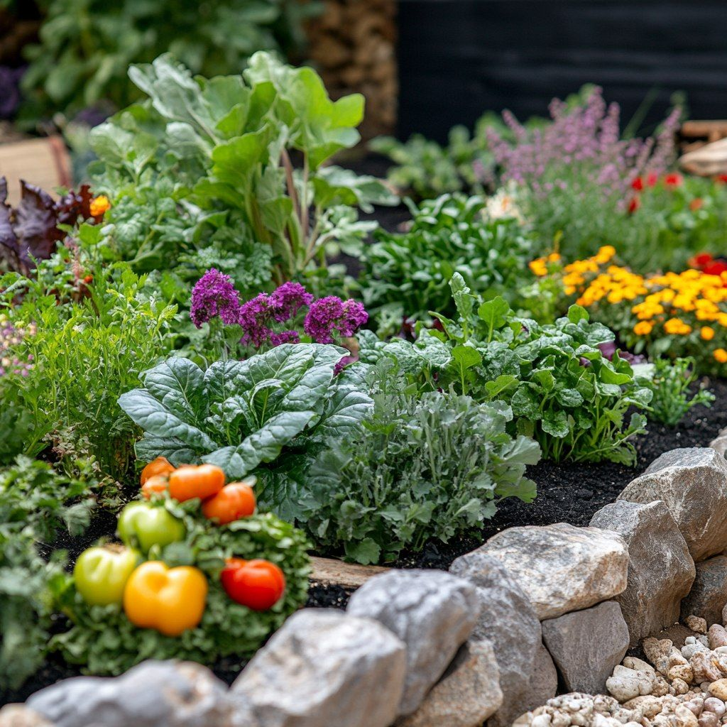 Herb and Vegetable Garden Section