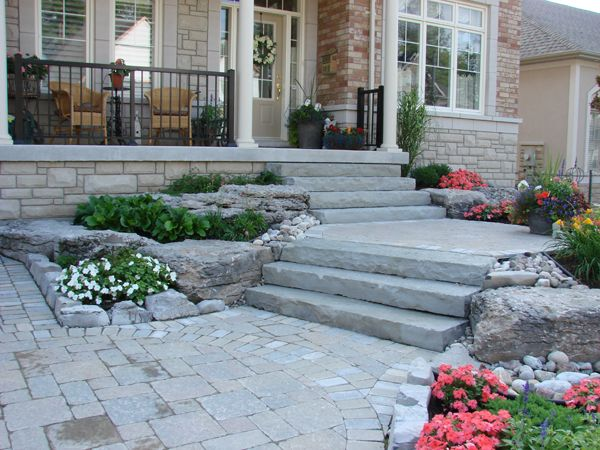 Front Yard with Stepping Stones