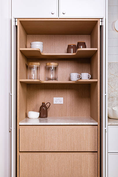 Open Display Shelves