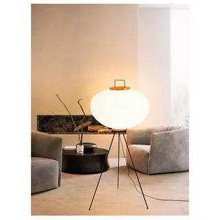 Add Warmth with a Single Pendant or Arched Floor Lamp