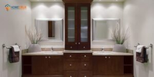 how to organize bathroom cabinet