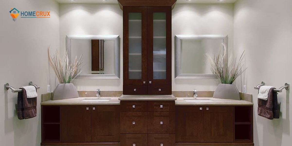 how to organize bathroom cabinet
