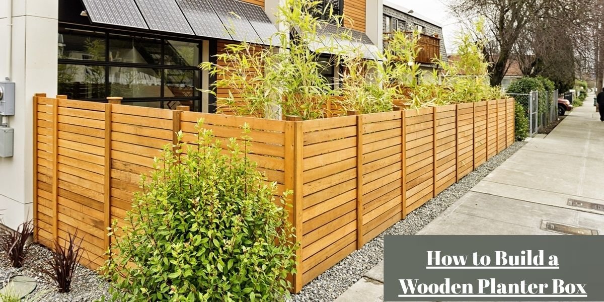 How to Build a Wooden Planter Box